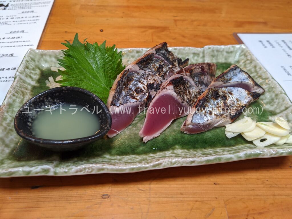 カツオの塩たたき